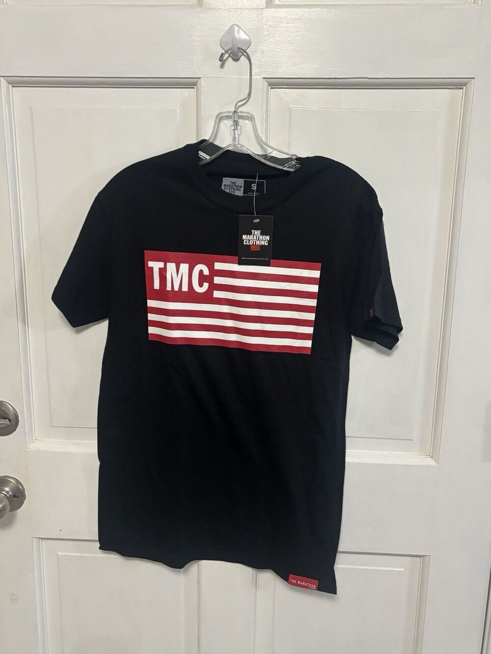 Men’s The Marathon Company TMC Black Flag T-shirt S NWT Running Workout